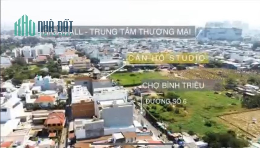 Bán nhà 4 Tầng. Mặt tiền chợ Bình Triệu có 22 CHDV cho thuê 160tr/Th, Thủ Đức