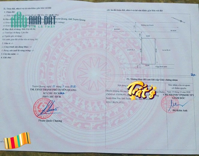 ĐẤT ĐẸP - GIÁ TỐT – BÁN ĐẤT Tại KDC An Phú - Phường An Tường - TP Tuyên Quang