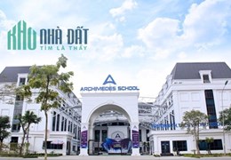 Bán lô góc 43m2 cạnh trường Archimedes Cổ Dương – Tiên Dương, đường thông. Lh 0981568317