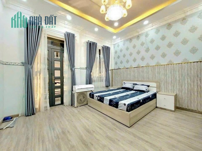 Bán nhà Gò Vấp dưới 6ty, 68m2, 4 lầu , mặt tiền hẻm Thống Nhất thông thoáng