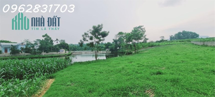 Đất Lương sơn bám ao hồ lớn giá chỉ vài trăm nghìn/m, pháp lý rõ ràng