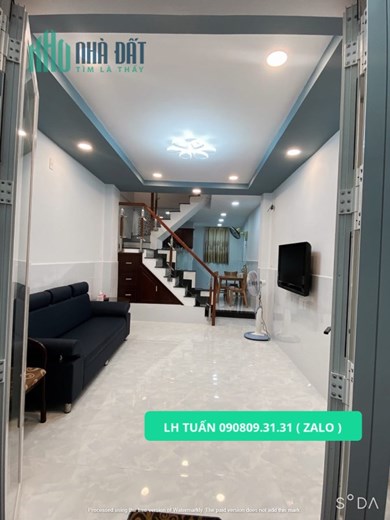 681641- Bán Nhà Phường 11 Bình Thạnh Tăng Bạt Hổ 50m2 , 3 Tầng , Hẻm 3m Giá chỉ 4 tỷ 4