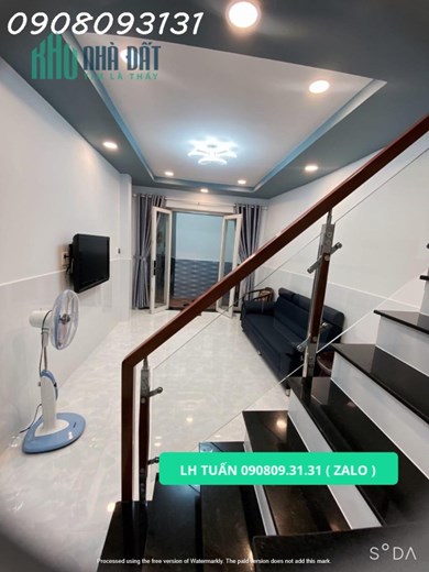 681641- Bán Nhà Phường 11 Bình Thạnh Tăng Bạt Hổ 50m2 , 3 Tầng , Hẻm 3m Giá chỉ 4 tỷ 4