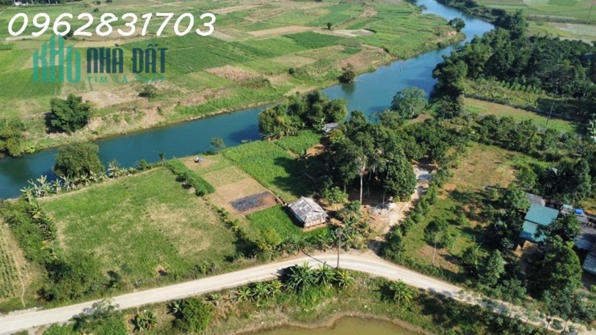 Lô đất hiếm còn sót lại chỉ hơn 1 tỷ- bám sông tới 50m, đường bê tông to rộng thấy ngay lãi