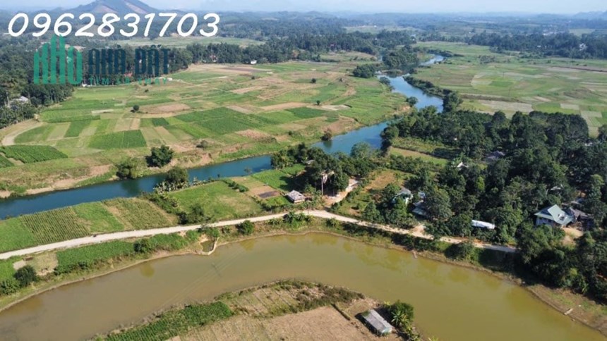 Lô đất hiếm còn sót lại chỉ hơn 1 tỷ- bám sông tới 50m, đường bê tông to rộng thấy ngay lãi