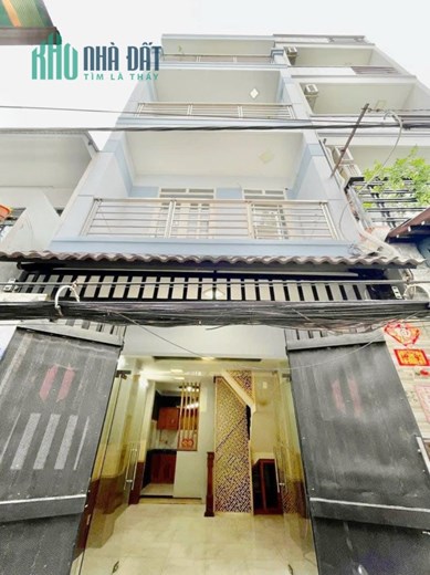 Nhà hẻm thẳng Bùi Minh Trực 4 tầng Phường 5 Q8 giá 4 tỷ 650