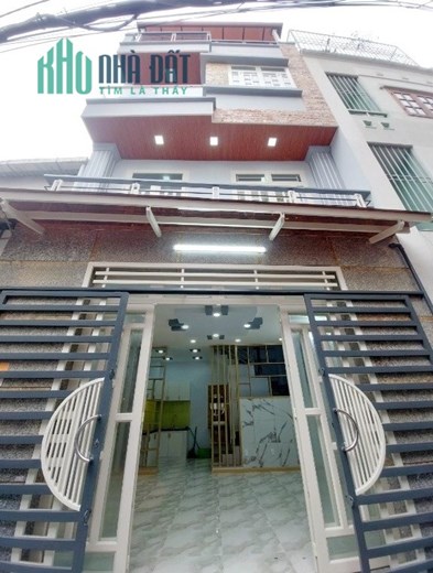 Nhà nở hậu hẻm 4m Âu Dương Lân Phường 3 Q8. Giá 4,95 tỷ