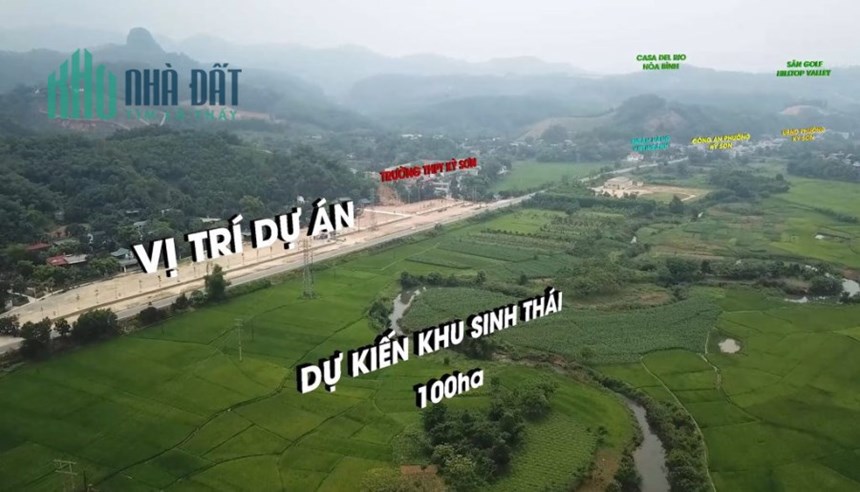 Bắt đáy đất nền quốc lộ 6 cách tp Hoà Bình 15' di chuyển rẻ hơn đất đấu giá 1-2 giá