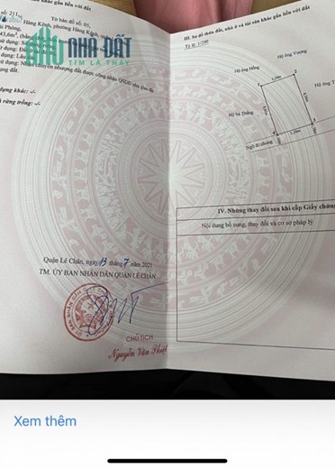 Bán nhà phố Hàng Kênh, diện tích 44m 3 tầng ngõ nông GIÁ 2.4 tỉ