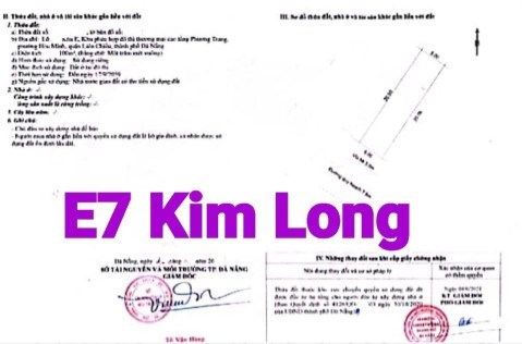 🔴Bán đất khu E7 Kim Long - Hòa Minh - Liên Chiểu - Đà Nẵng.