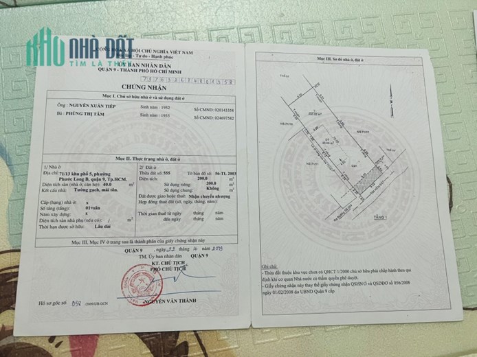 ĐẤT ĐẸP – GIÁ ƯU ĐÃI - Cần Bán Gấp Lô Đất Đẹp tại quận 9, TPHCM