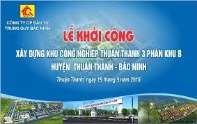 Bán 10 000 m2 đất công nghiệp Thuận Thành 3, Bắc Ninh