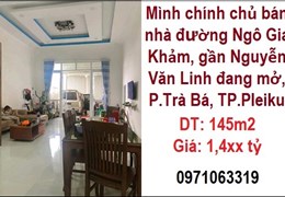 Mình chính chủ bán nhà đường Ngô Gia Khảm, gần Nguyễn Văn Linh đang mở, P.Trà Bá, TP.Pleiku