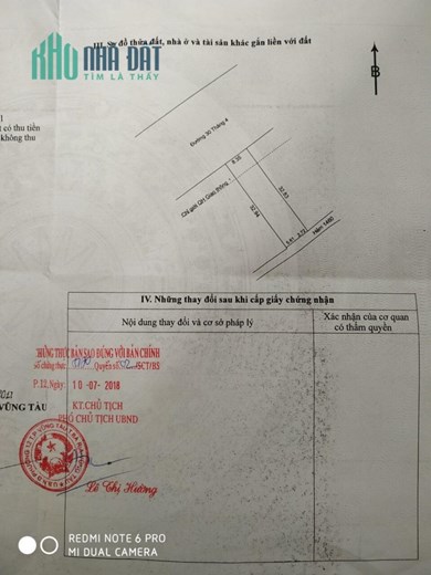 Cần Bán Nhà Cấp 4 Và Đất 2 Mặt Tiền Vị Trí Đẹp Tại Tỉnh Bà Rịa- Vũng Tàu.