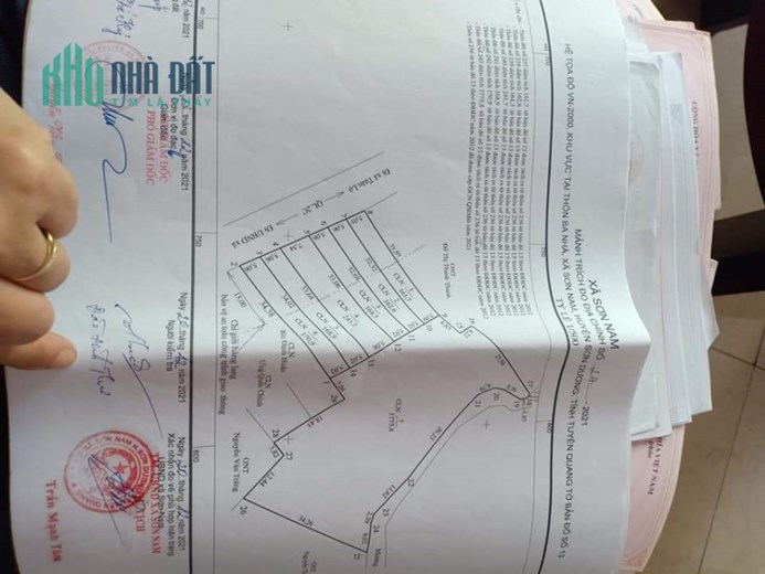 Chính chủ cần bán nhanh Lô Đất  Thuộc Thôn Ba Nhà - Xã Sơn Nam - Huyện Sơn Dương - Tỉnh Tuyên Quang.