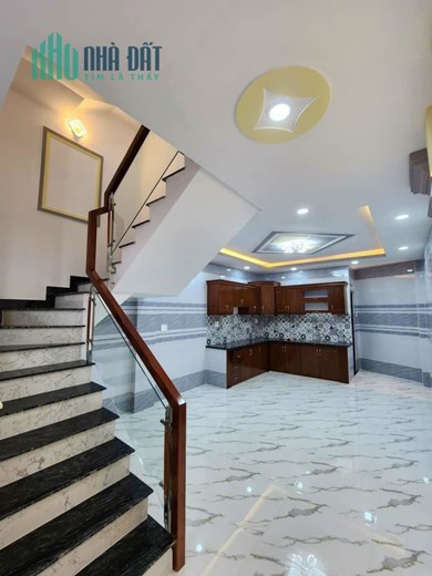 HẠ 700 TRIỆU. GIÁ MỚI 7.3 TỶ. 
NHÀ BÁN ĐƯỜNG HXH - NHÀ MỚI ĐẸP THIẾT KẾ HIỆN ĐẠI - GẦN EMART -