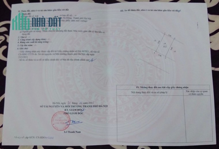 Cần tiền bán gấp mảnh đất ô tô vào nhà Ỷ La - Dương Nội - Hà Đông, ngay cạnh ĐH Kiểm Soát