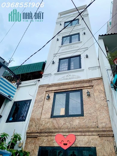Nhà Rẻ nhất Đinh Bộ Lĩnh, Bình Thạnh, hẻm nhựa 6m Oto vào nhà, 53m2, 6 Tầng 10PN