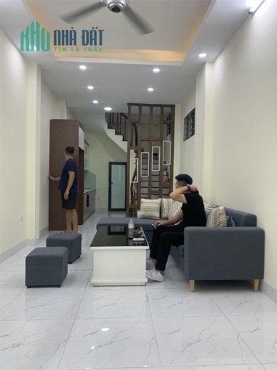 Bán nhà Lương Khánh Thiện, Tân Mai 38m, 5 tầng, lô góc, ngõ thông, kinh doanh, hơn 4 tỷ