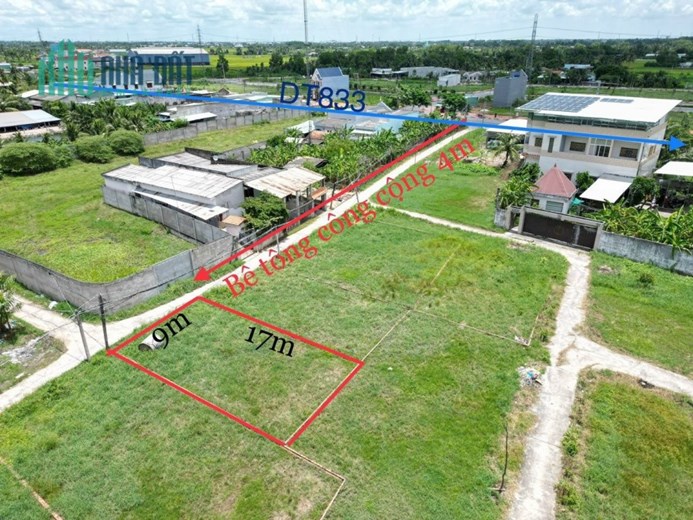 Cần bán 2 lô đất f0 ở ngây khu dân cư và khu công nghiệp An Nhựt Tân Tân Trụ Long An