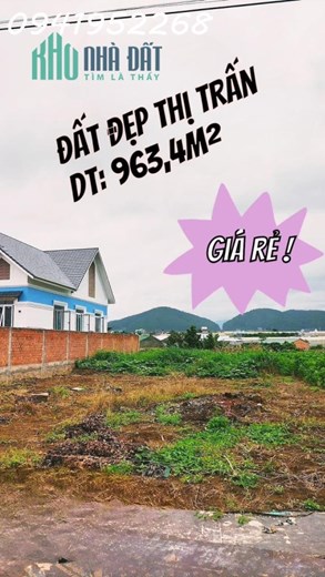 Chính chủ cần bán gần 1 sào đất view đẹp Thị Trấn Nam Ban, Lâm Hà, Lâm Đồng. Giá đầu tư