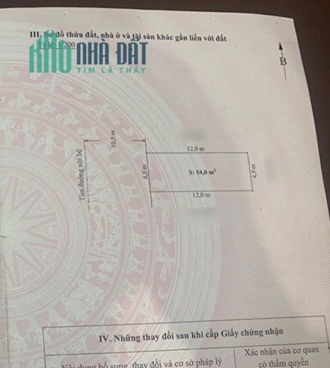 LÔ ĐẤT ĐẸP VÀ RẺ NHẤT TĐC HỘ PHỤ XI MĂNG ĐỒNG THÁI, AN DƯƠNG