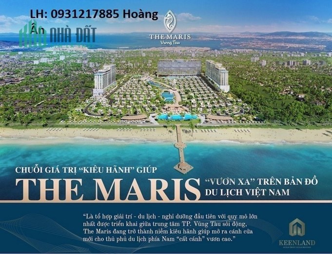 Sở hữu ngay căn hộ Maris Vũng Tàu trực tiếp từ tổng đại lý, chỉ cần thanh toán 15% (350 triệu) khi