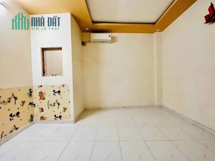 GÒ VẤP LÊ ĐỨC THỌ VÀO HẺM XE HƠI TỚI NHÀ - DT 55M2 (4x13) 3 TẦNG BTCT SÂN THƯỢNG,SHR, KHU DÂN TRÍ