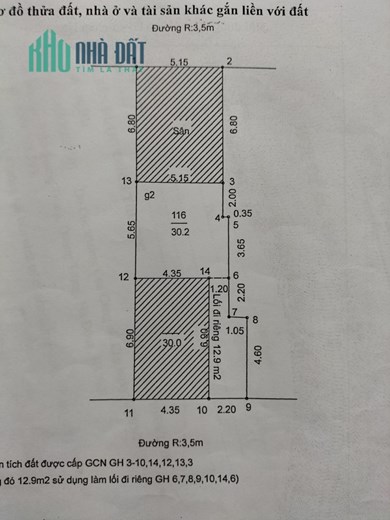 73M2 ĐẤT - NGÕ Ô TÔ - PHỐ HOÀNG ĐẠO THÀNH - THANH XUÂN - MẶT TIỀN 6.5M - PHÙ HỢP XÂY CAO TẦNG VP