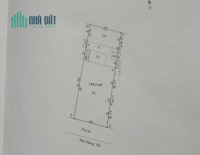 MẶT PHỐ HÀNG VẢI - 136M2 - MẶT TIỀN 6.6M - VUÔNG ĐẸP NỞ HẬU - KINH DOANH ĐỈNH CAO - SẦM UẤT NGÀY ĐÊM