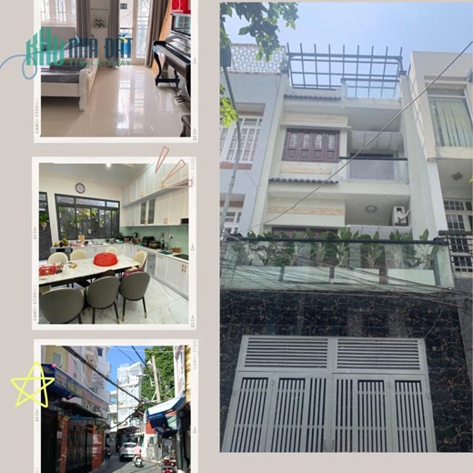 GIÁ 5 TỶ XX, 4 TẦNG BTCT, 5PN, RỘNG 4M, HẺM 1/
