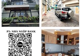 SỔ HỒNG VUÔNG, RỘNG 4M, 4 TẦNG BTCT ĐẸP, HẺM 1/ - GIÁ NHỈNH 5 TỶ XX