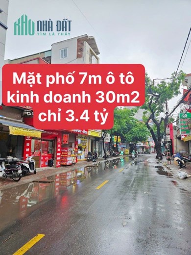Mặt phố Nhật Tảo ô tô tránh , kinh doanh 30m2-chỉ 3.4 tỷ