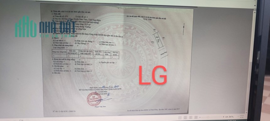 Chính Chủ Bán Đất Tặng Nhà 2 Tầng Mặt Tiền Đường Vàng – Nam Định – Giá Tốt.