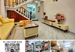 NHÀ 4 TẦNG BTCT, 5 PHÒNG NGỦ, RỘNG 4M, HẺM 1/ - MUA CHỈ VỚI 5 TỶ XX