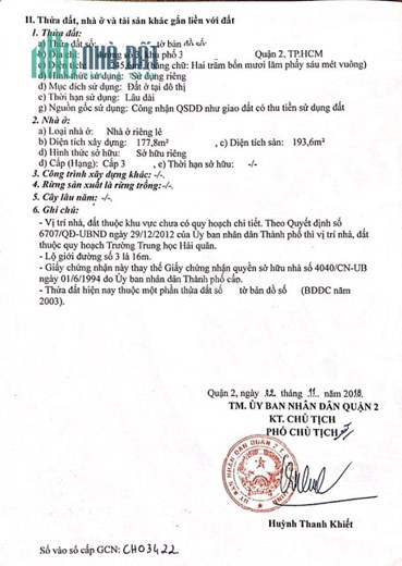 Chính chủ bán nhà Quận 2: 254m2 chỉ có 16 tỷ cho khách thiện chí