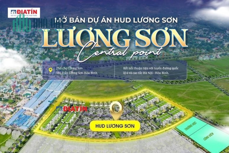 Bán đất nền tại phố ChợLương Sơn -Hòa Bình giá rẻ