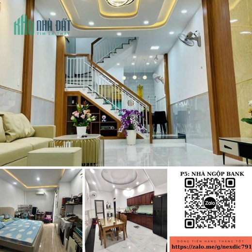 HIẾM CÓ: NHÀ 4 TẦNG BTCT, 5 PHÒNG NGỦ, RỘNG 4M, HẺM 1/ - GIÁ 5 TỶ XX