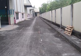 CHO THUÊ NHÀ XƯỞNG BẾN CÁT BÌNH DƯƠNG DT XƯỞNG 7400M GIÁ 2.5USD
