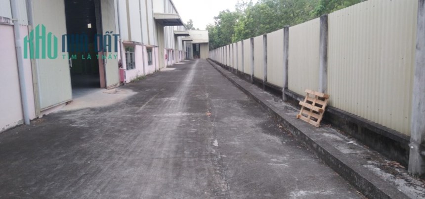 CHO THUÊ NHÀ XƯỞNG BẾN CÁT BÌNH DƯƠNG DT XƯỞNG 7400M GIÁ 2.5USD