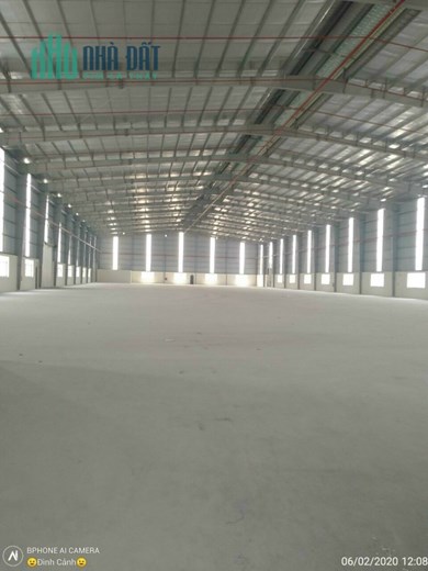 CHO THUÊ NHÀ XƯỞNG BẾN CÁT BÌNH DƯƠNG DT XƯỞNG 7400M GIÁ 2.5USD
