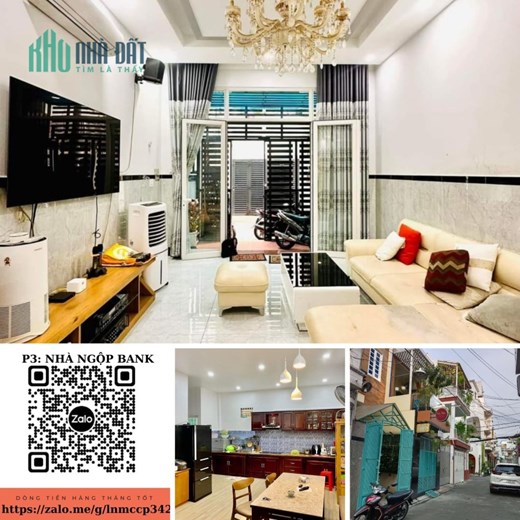 NƠI AN CƯ LÝ TƯỞNG: NHÀ HẺM 1/ RỘNG 4M, 4 TẦNG BTCT, 5 PHÒNG NGỦ - GIÁ 5 TỶ XX