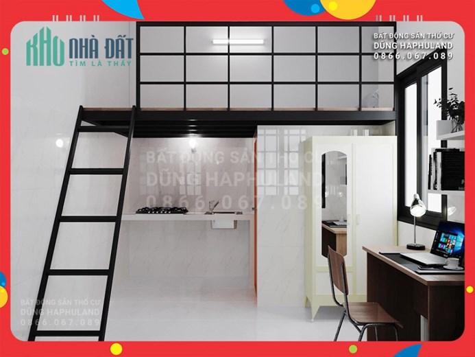GV. Nhà trọ, 33P & 2 Kios, gần Nguyễn Oanh. TN 70 triệu1 tháng. Ngang 10M, 229m2, 3T.