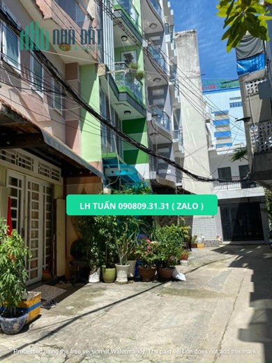 3131-Bán Nhà Hẻm 4m Phường 8 Phú Nhuận Hoàng Văn Thụ 40m2 , 4 Tầng , 5 PN Giá 6 tỷ 450