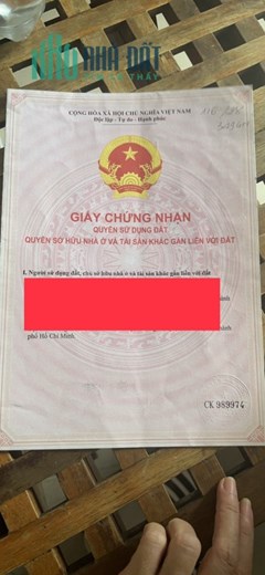 CHÍNH CHỦ CẦN BÁN NHÀ 1 TRỆT 1 LẦU MẶT TIỀN BÌNH QUỚI, BÌNH THẠNH