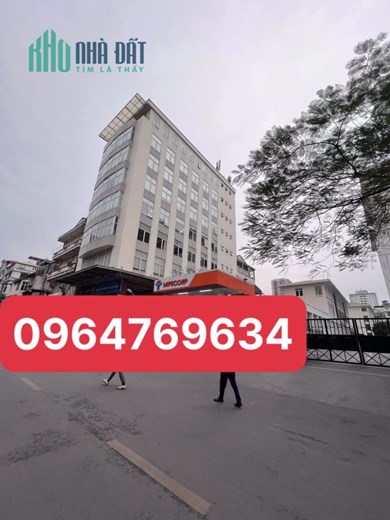 Bán toà nhà VP khu Cầu Giấy. DT 362m x 9 tầng. MT 15m. Giá 125 tỷ
