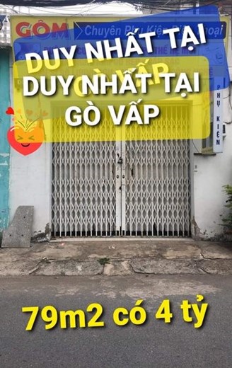 76m2 có 4 tỷ x Đất Mặt Đường Số 9 Gò Vấp TPHCM- Kèo Thơm