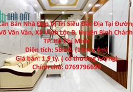 Cần Bán Nhà Đẹp Vị Trí Siêu Đắc Địa Tại Huyện Bình Chánh, TP. Hồ Chí Minh