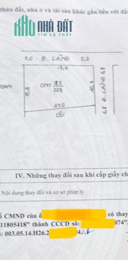 Bán 203m Full Thổ Cư Lô Góc Đông Sơn Đường Thông Ô Tô 2.6 Tỷ