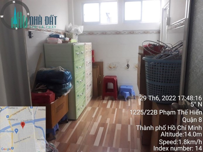Chính chủ cần bán nhà 1225/56, Đường Phạm Thế Hiển, Phường 5, Quận 8